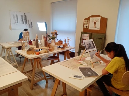 Corso di calcografia in studio d'arte nell'entroterra del Lago di Garda 9